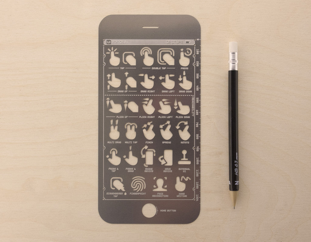 Gesture Stencil Kit - UI Stencils