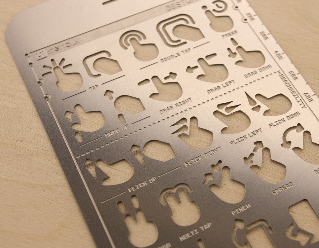 Gesture Stencil Kit - UI Stencils