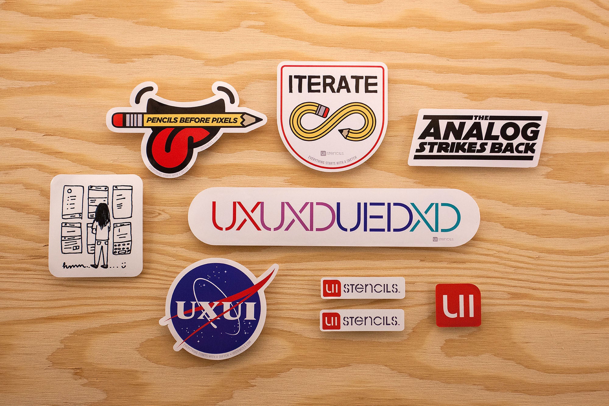 Sticker Pack - UI Stencils